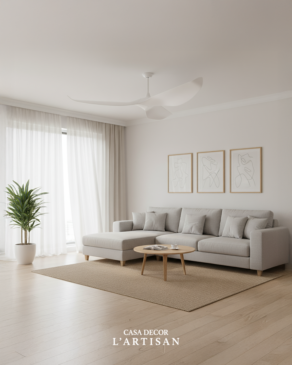 Ventilador de Teto com Controle Remoto