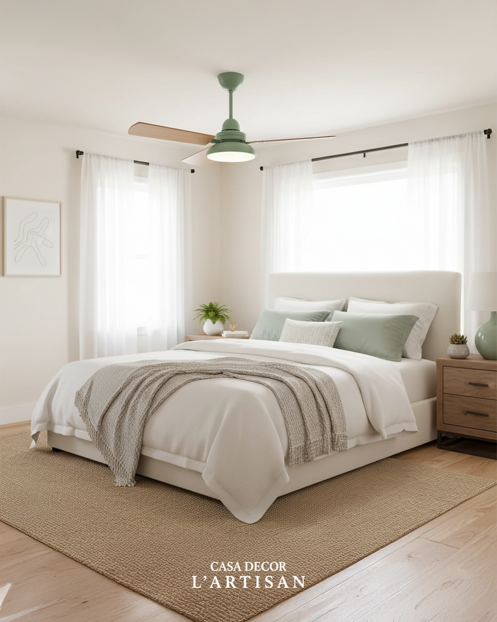 Ventilador de Teto com Controle Remoto de  106 cm