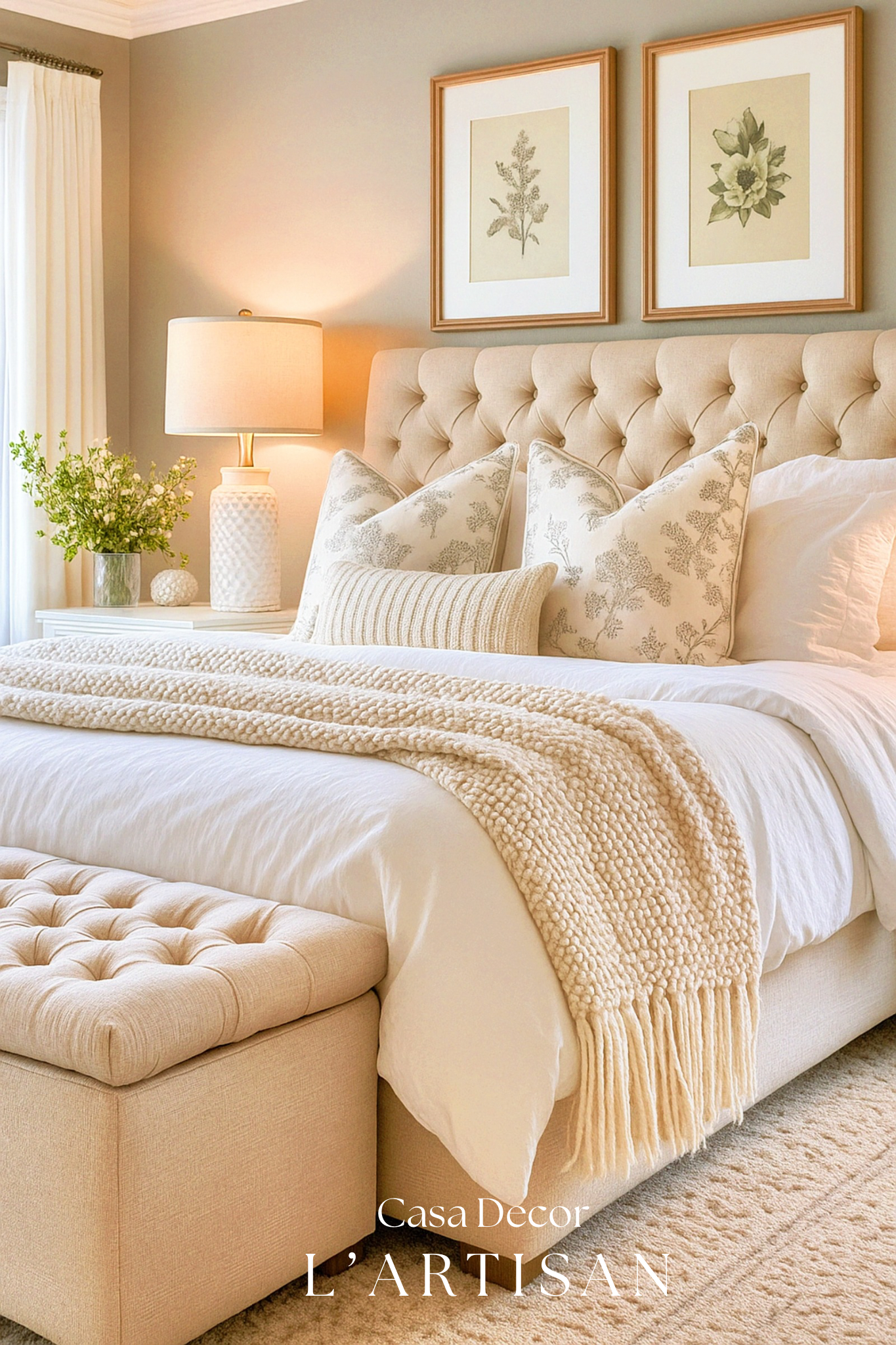 Kit com 2 Abajures de Cerâmica Branca