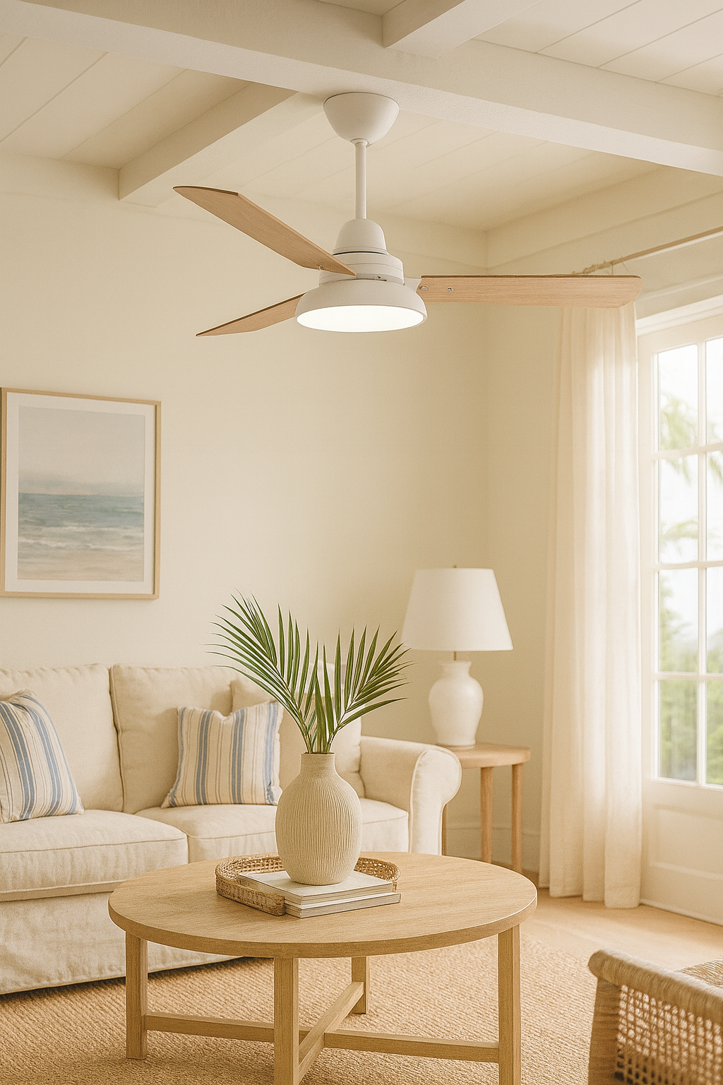 Ventilador de Teto com Controle Remoto de  106 cm