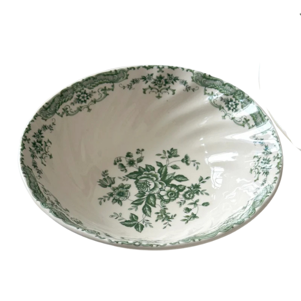 Louças Estilo Europeu Floral Verde