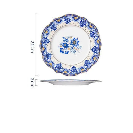 Conjunto de Chá em Porcelana Fina Inglesa