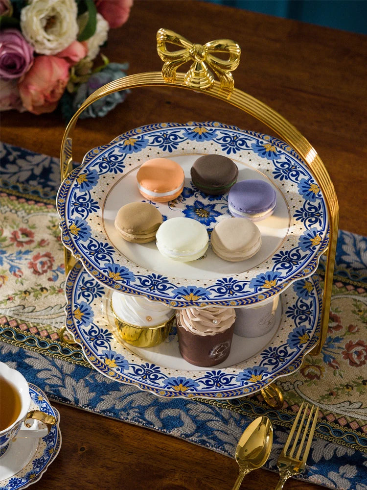 Conjunto de Chá em Porcelana Fina Inglesa