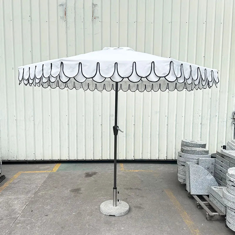 Guarda-Sol Duplo com Franja Decorativa