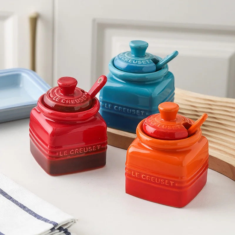 Pote de Temperos em Cerâmica