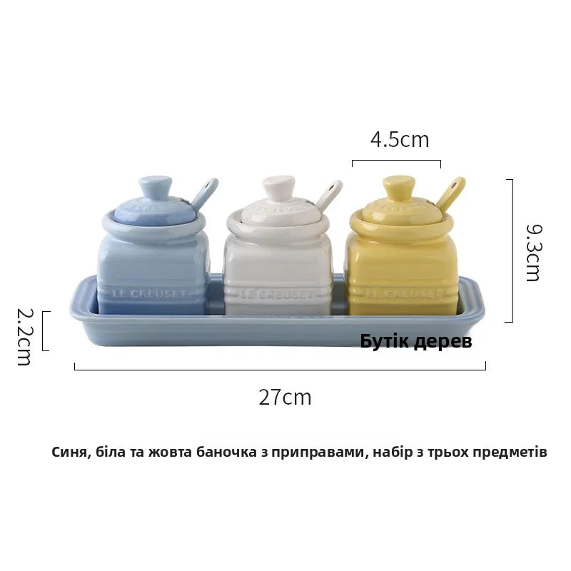 Pote de Temperos em Cerâmica