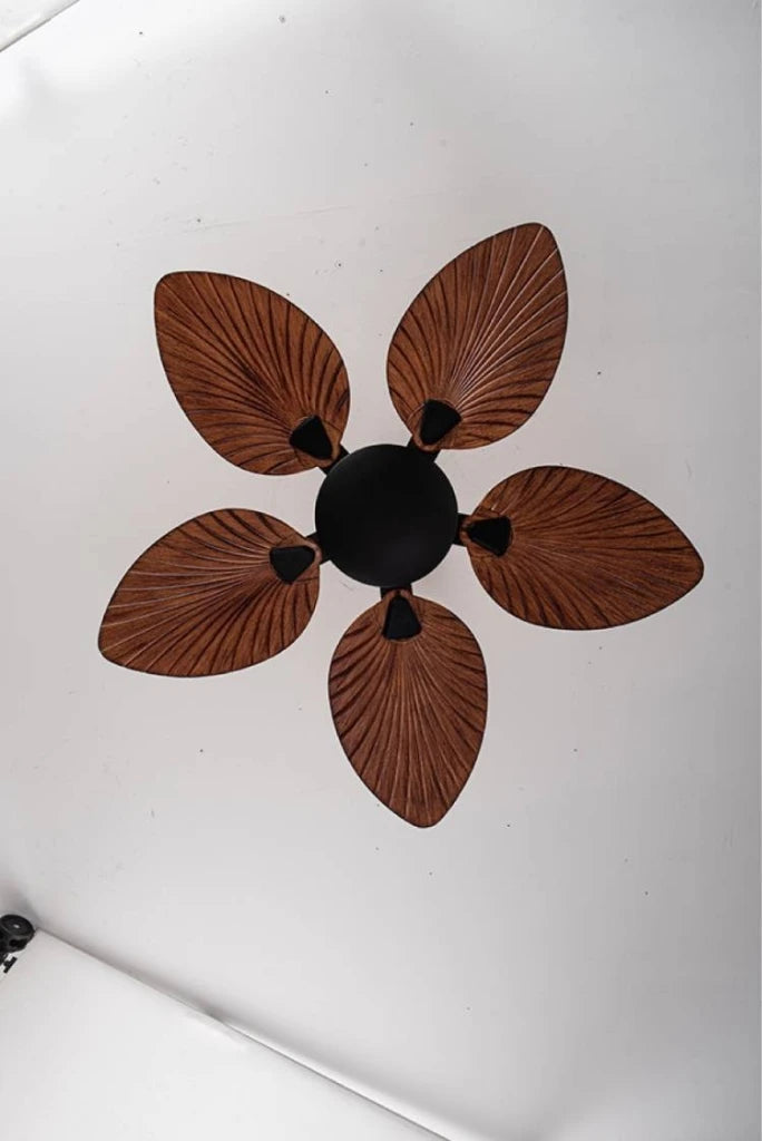 Ventilador de Teto Silencioso Estilo Retrô Americano – Alta Ventilação Sem Luminária