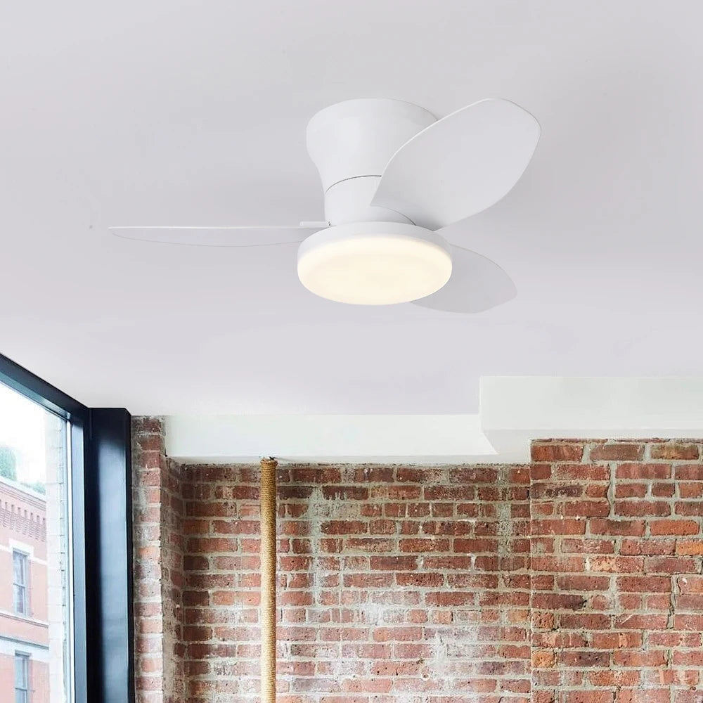 Ventilador de Teto com Luz LED de 65 cm