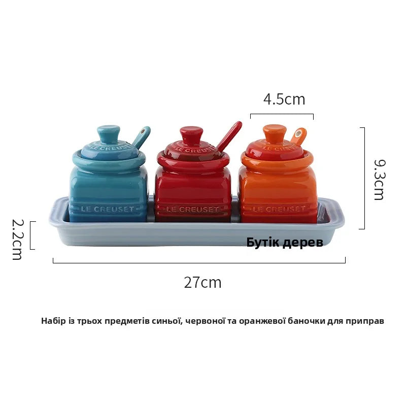 Pote de Temperos em Cerâmica