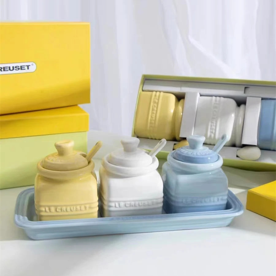 Pote de Temperos em Cerâmica