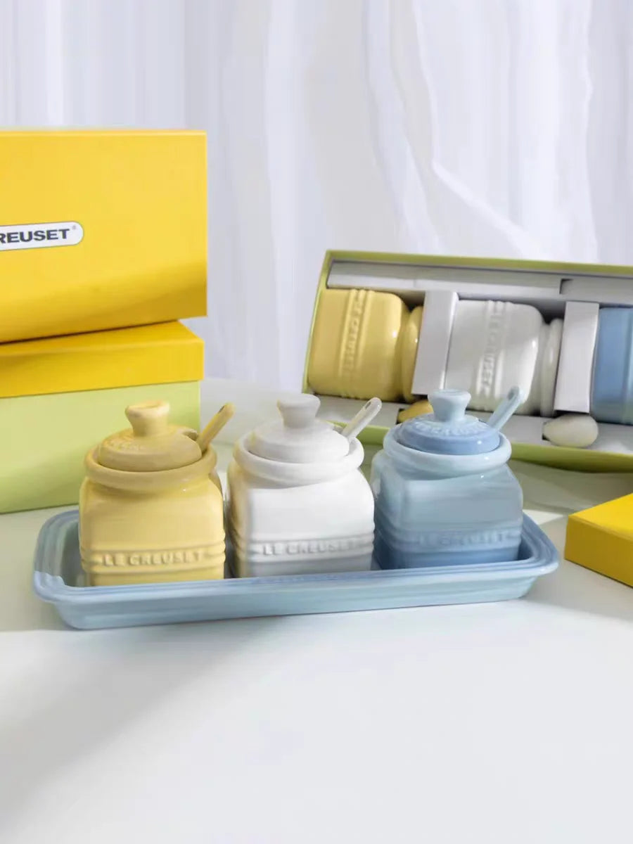 Pote de Temperos em Cerâmica