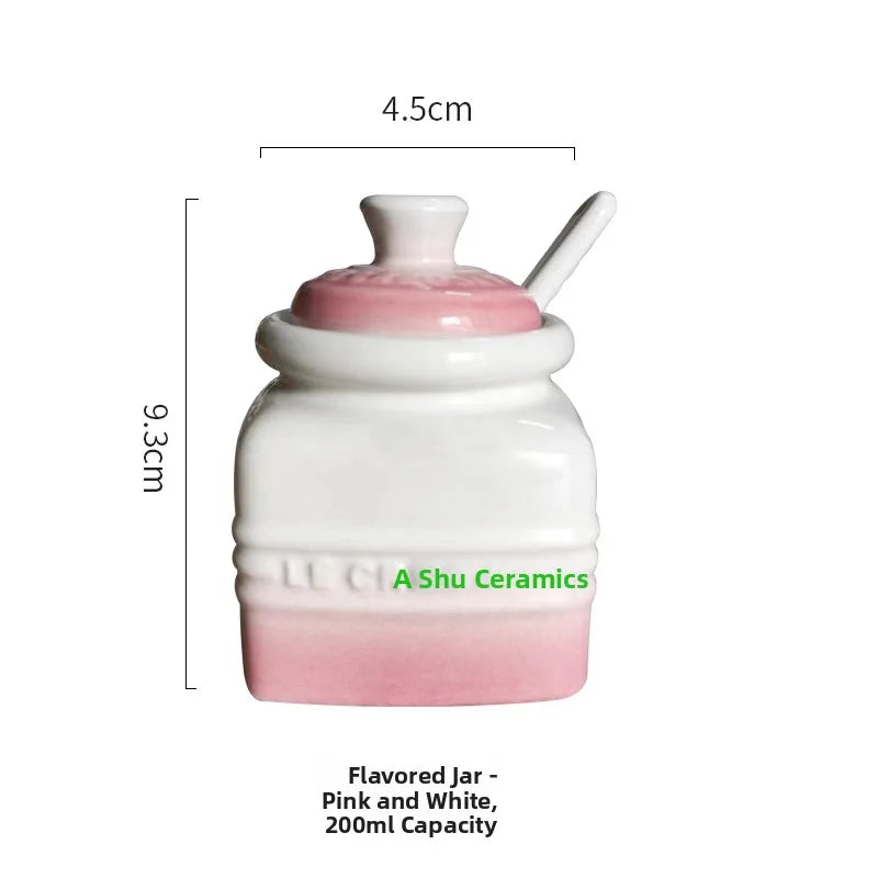 Pote de Temperos em Cerâmica