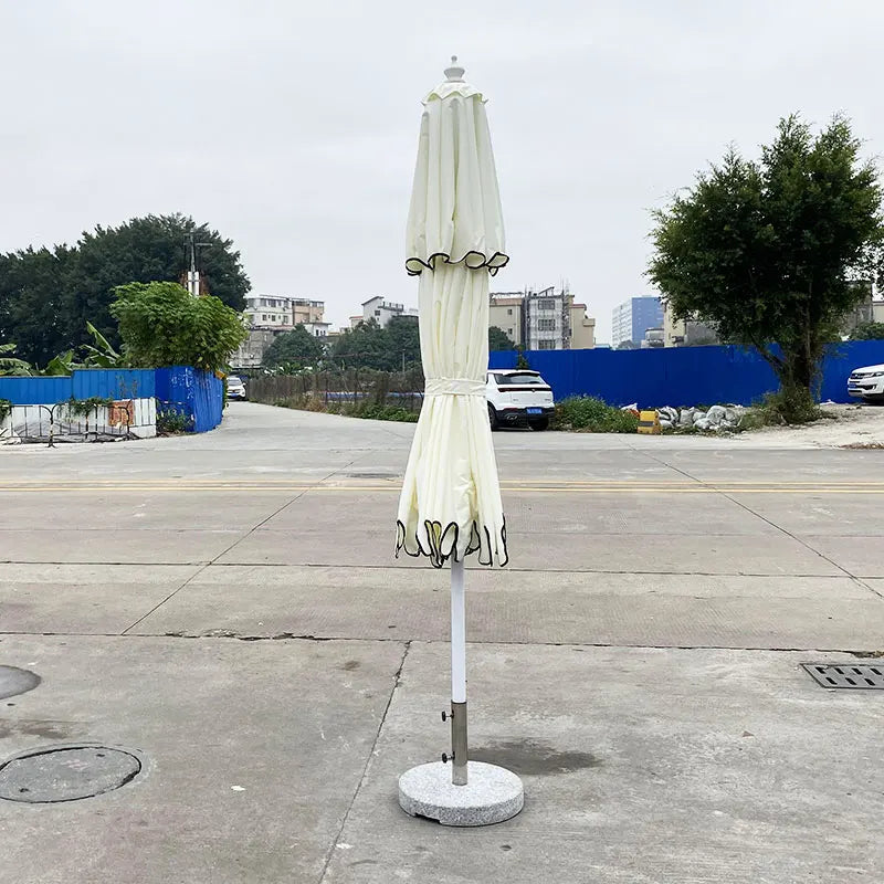 Guarda-Sol Duplo com Franja Decorativa