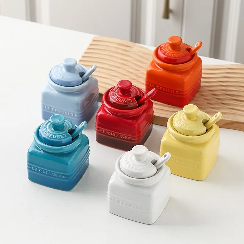 Pote de Temperos em Cerâmica