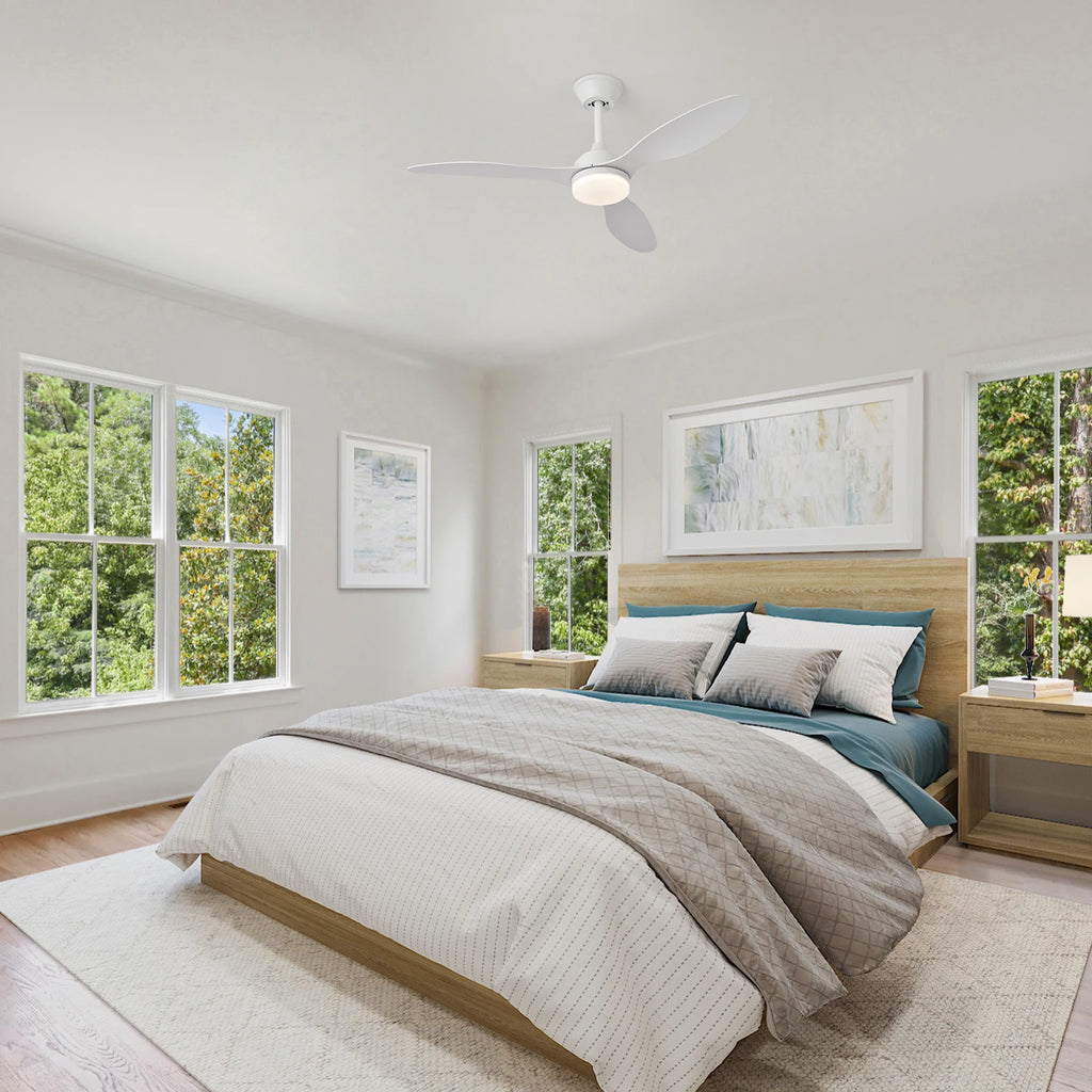 Ventilador de Teto com Luz LED, Controle Remoto e Bivolt Automático