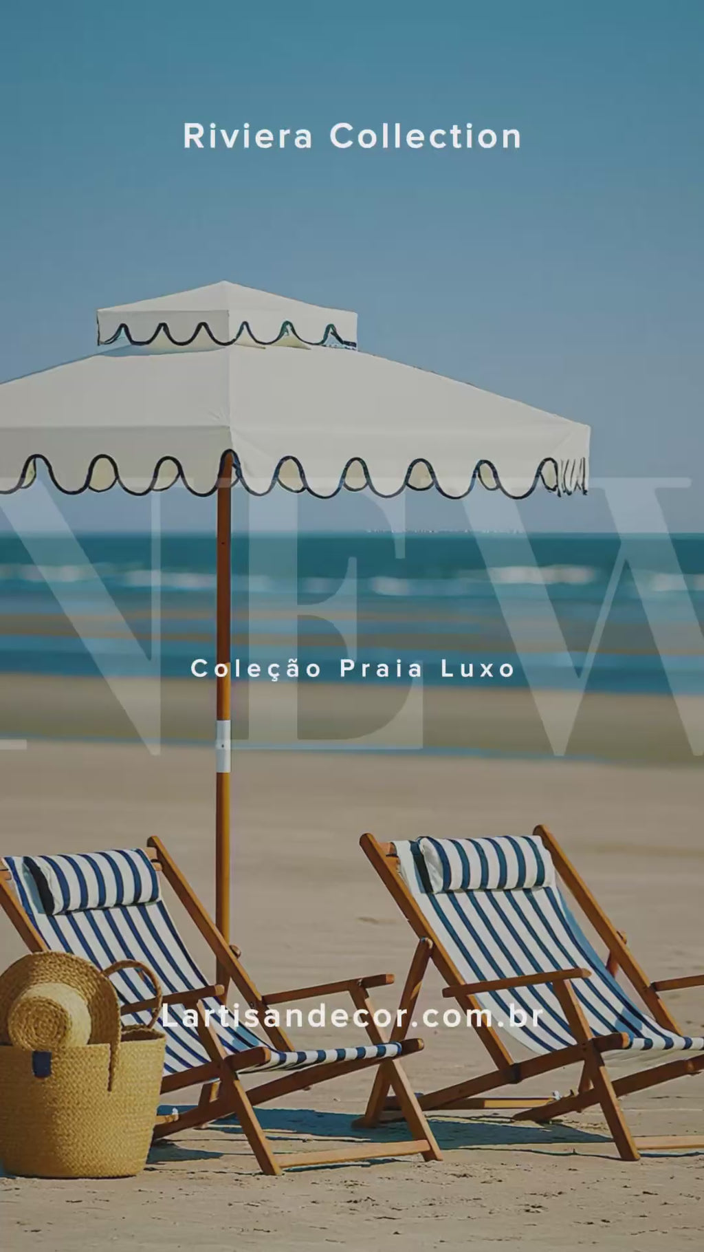 Guarda-Sol Duplo com Franja Decorativa